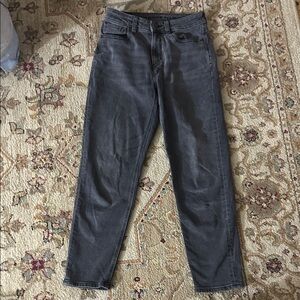 American Eagle Outfitters Women Mom Gray Jeans